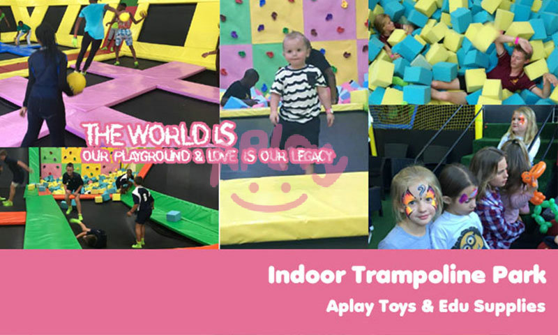 Indoor trampoline park